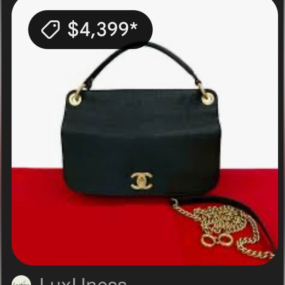 Chanel Business Affinity bag in black grained calfskin/caviar leather crossbody - Picture 2 of 8